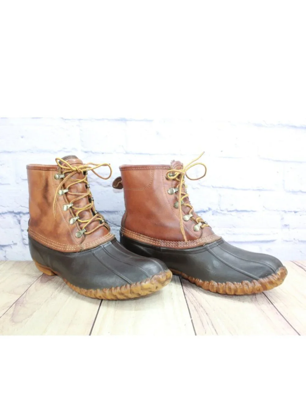 Vintage LL Bean Maine Hunting Shoe Leather Thinsulate GoreTex Duck Boots 11